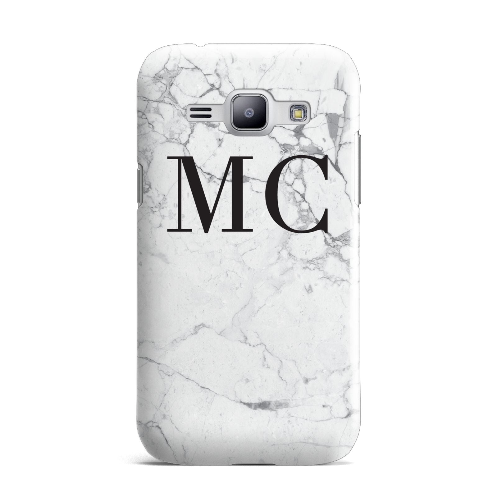 Personalised Marble Initials Samsung Galaxy J1 2015 Case