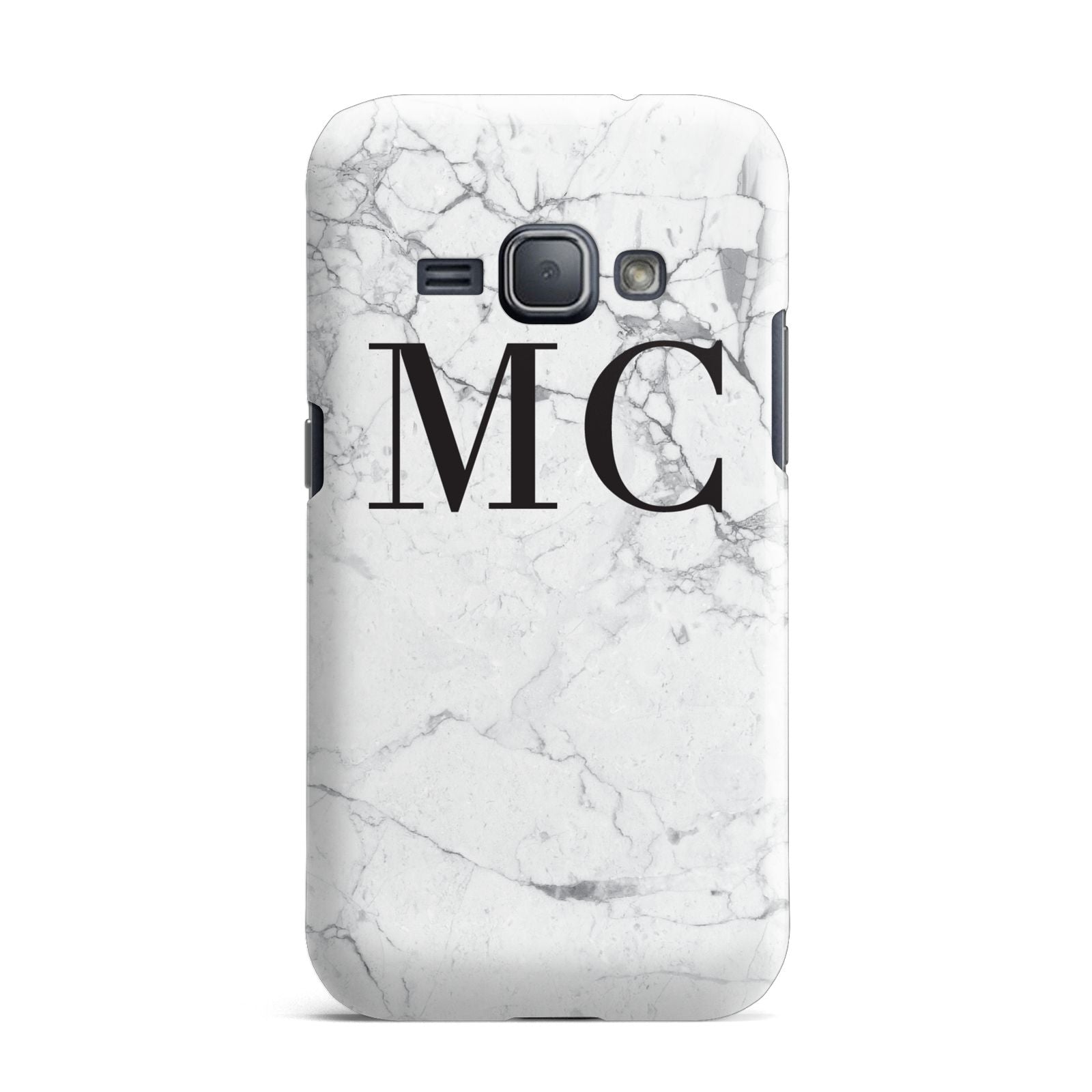 Personalised Marble Initials Samsung Galaxy J1 2016 Case