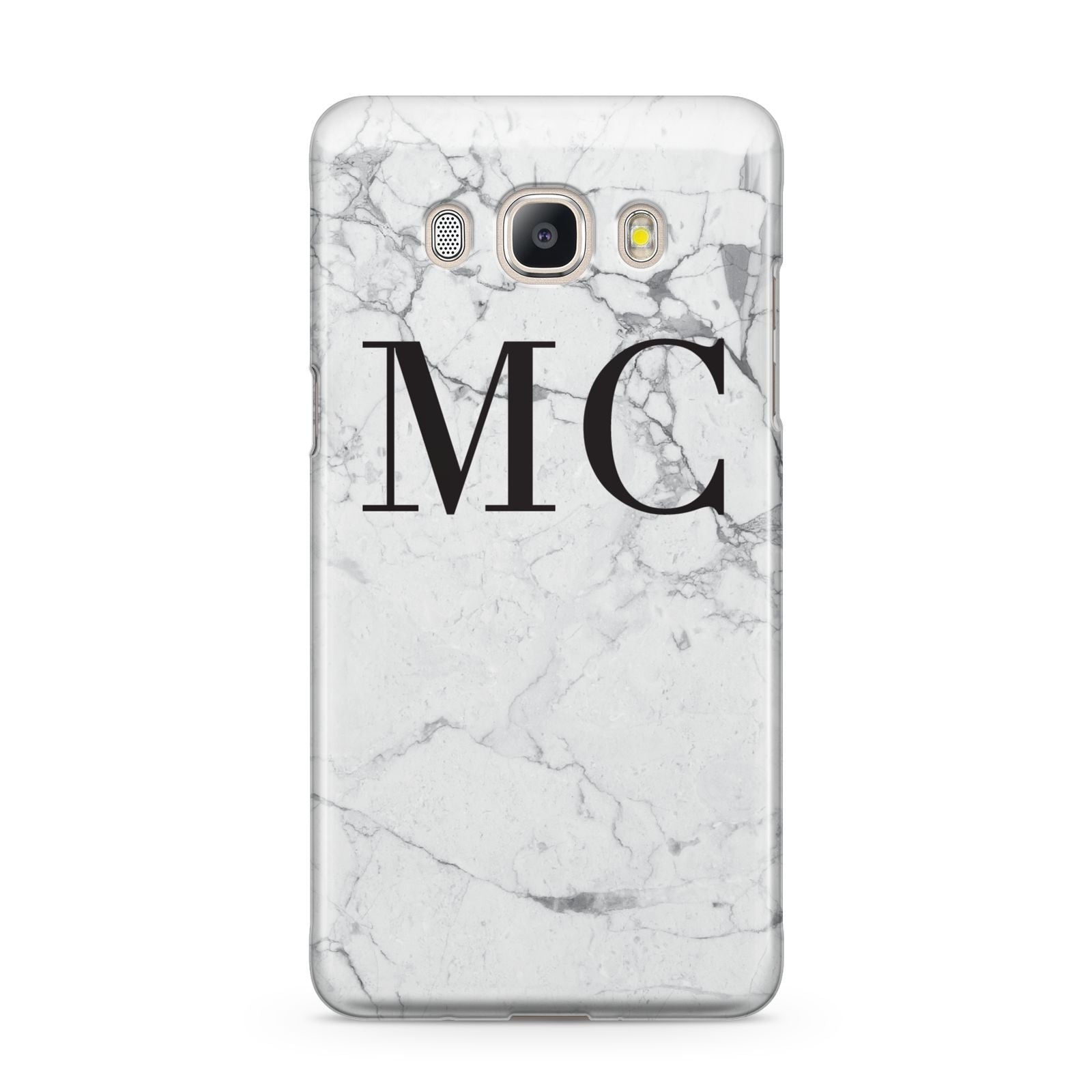 Personalised Marble Initials Samsung Galaxy J5 2016 Case