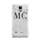 Personalised Marble Initials Samsung Galaxy Note 4 Case