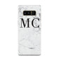 Personalised Marble Initials Samsung Galaxy Note 8 Case