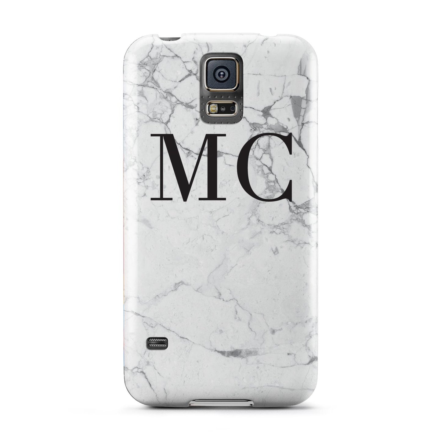 Personalised Marble Initials Samsung Galaxy S5 Case