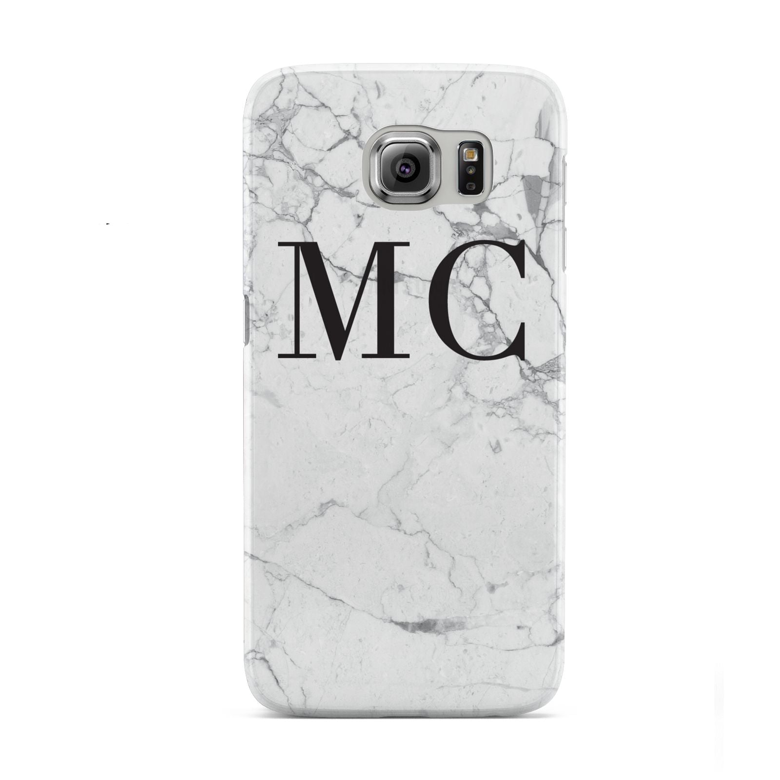 Personalised Marble Initials Samsung Galaxy S6 Case