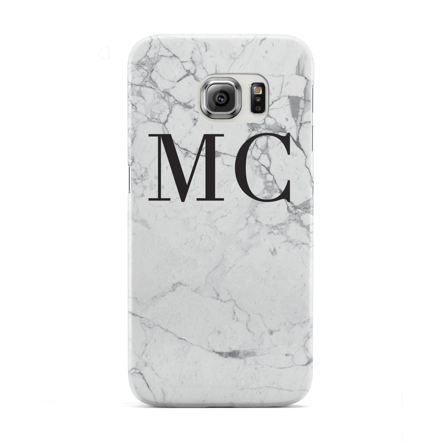 Personalised Marble Initials Samsung Galaxy S6 Edge Case