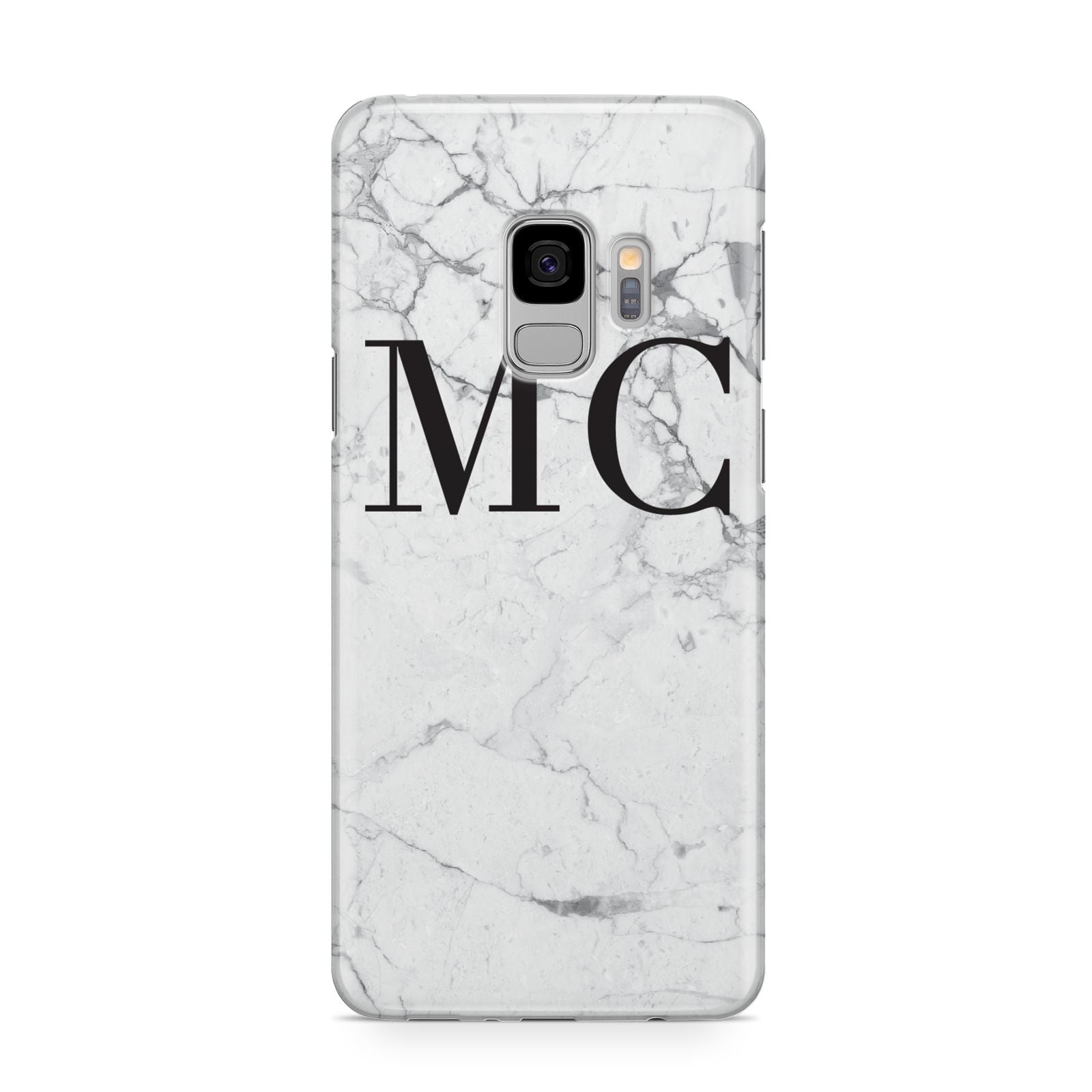 Personalised Marble Initials Samsung Galaxy S9 Case