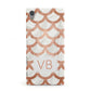 Personalised Marble Initials Scales Sony Xperia Case