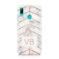 Personalised Marble Initials Shapes Huawei P Smart 2019 Case