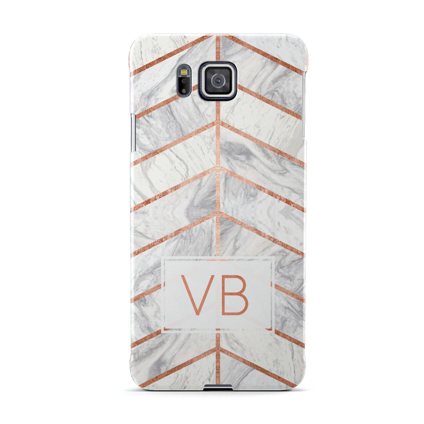 Personalised Marble Initials Shapes Samsung Galaxy Alpha Case