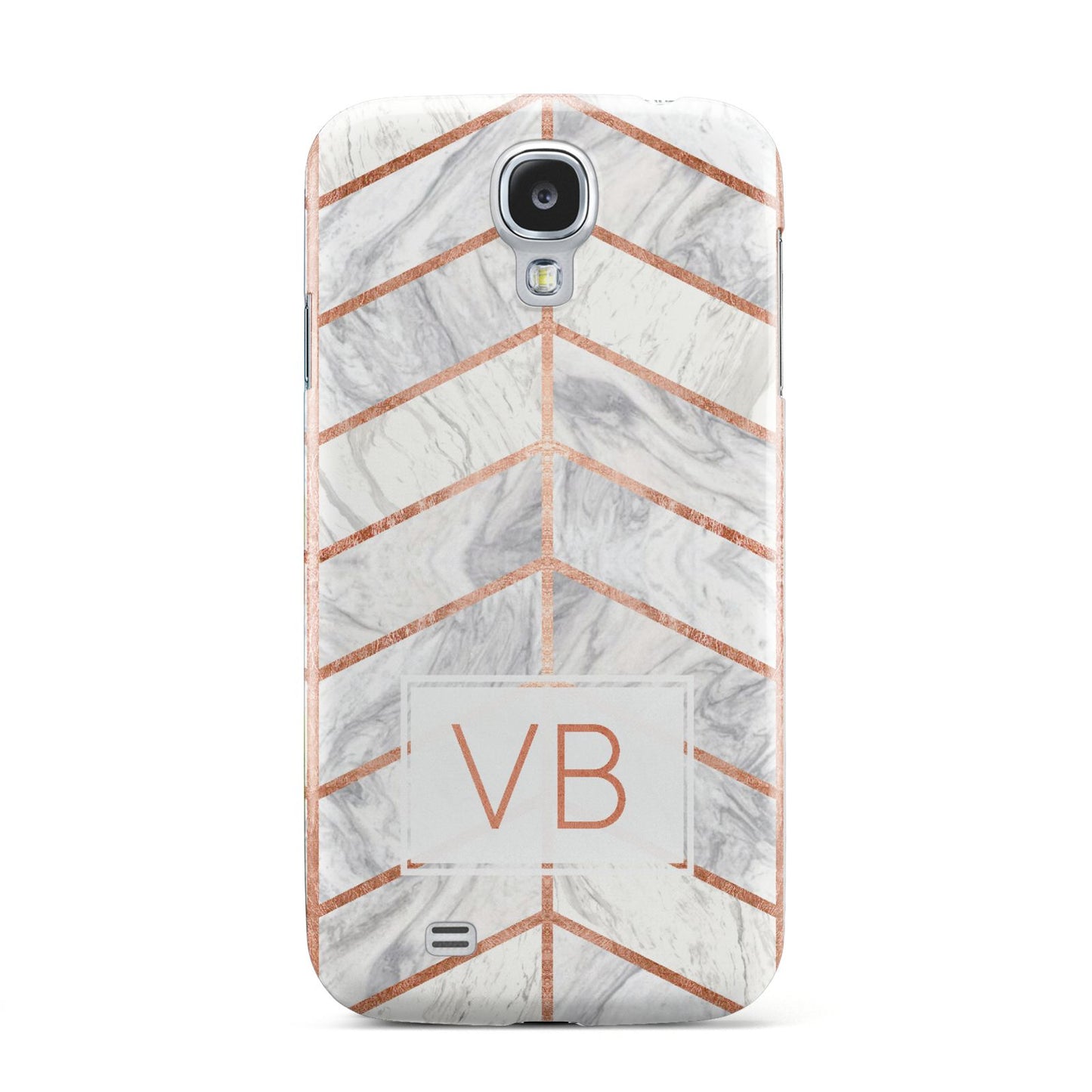 Personalised Marble Initials Shapes Samsung Galaxy S4 Case