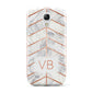 Personalised Marble Initials Shapes Samsung Galaxy S4 Mini Case