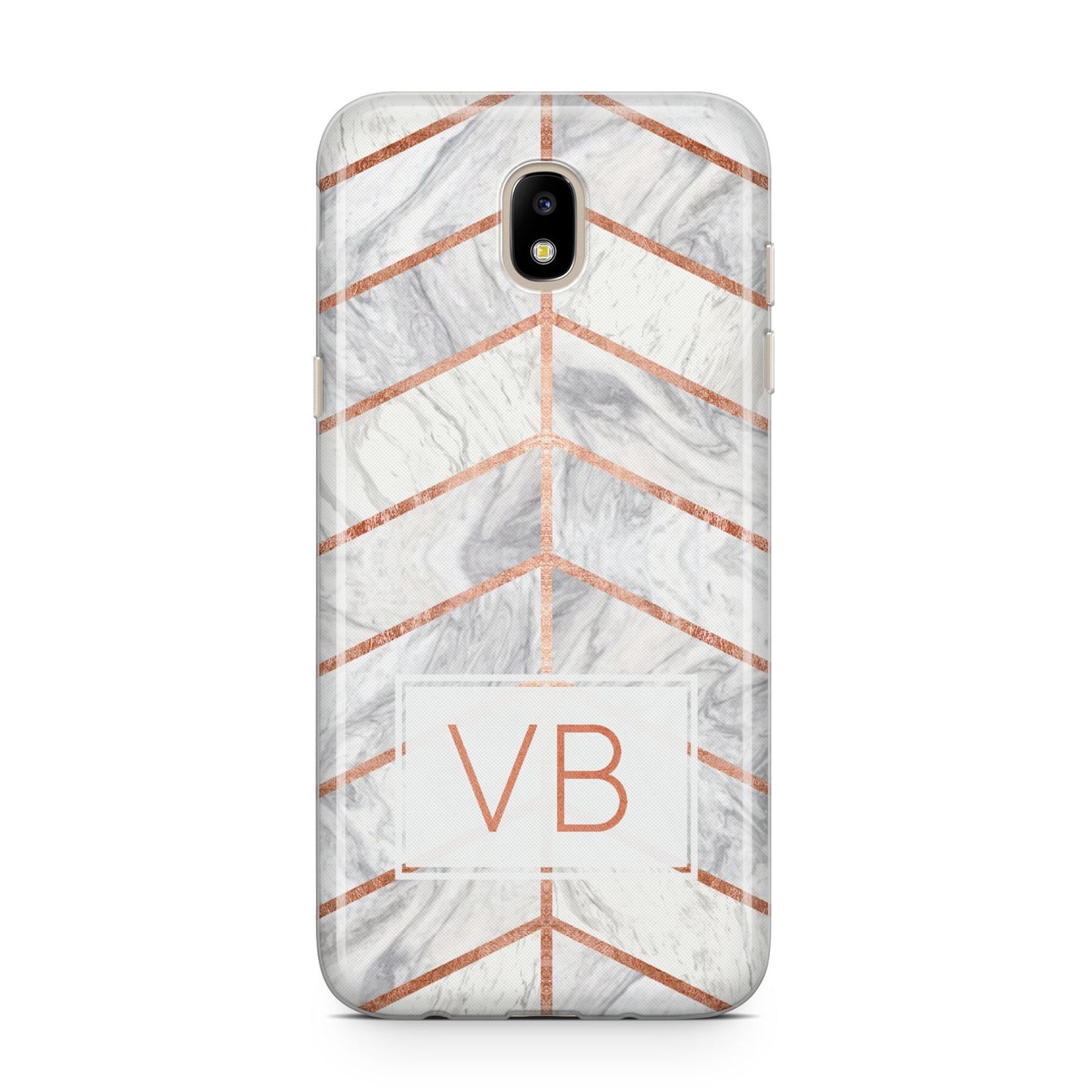 Personalised Marble Initials Shapes Samsung J5 2017 Case