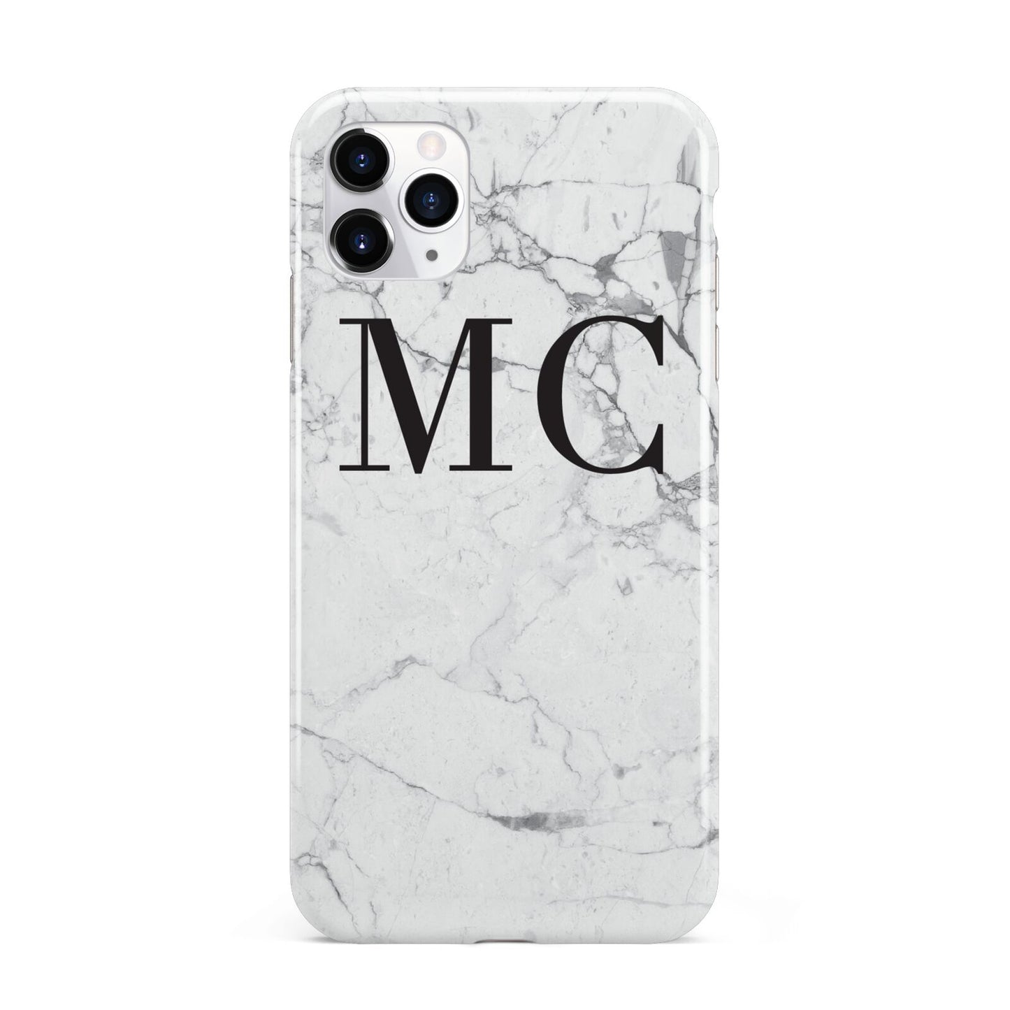Personalised Marble Initials iPhone 11 Pro Max 3D Tough Case