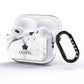 Personalised Marble Name Crown AirPods Pro Glitter Case Side Image