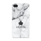 Personalised Marble Name Crown Apple iPhone 4s Case