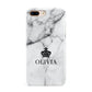 Personalised Marble Name Crown Apple iPhone 7 8 Plus 3D Tough Case