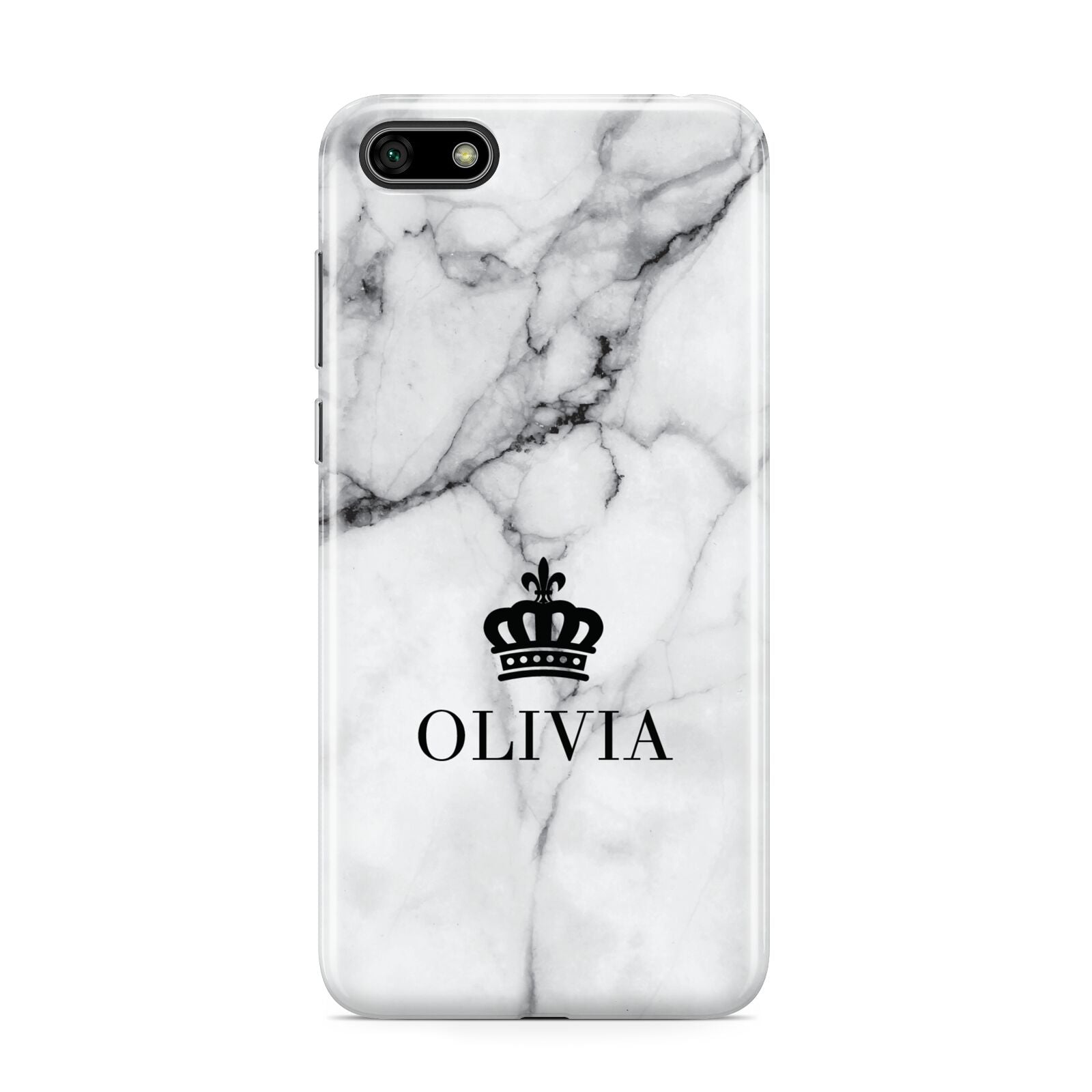 Customised Marble Iphone Case Personalised Marble Name Crown