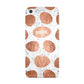 Personalised Marble Name Initials Rose Gold Dots Apple iPhone 5 Case