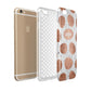 Personalised Marble Name Initials Rose Gold Dots Apple iPhone 6 3D Tough Case Expanded view