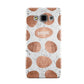 Personalised Marble Name Initials Rose Gold Dots Samsung Galaxy A3 Case