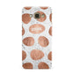 Personalised Marble Name Initials Rose Gold Dots Samsung Galaxy A8 Case