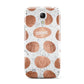 Personalised Marble Name Initials Rose Gold Dots Samsung Galaxy S4 Mini Case