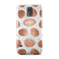 Personalised Marble Name Initials Rose Gold Dots Samsung Galaxy S5 Case