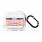 Personalised Marble Name Text Custom AirPods Clear Case 3rd Gen