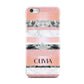 Personalised Marble Name Text Custom Apple iPhone 5c Case