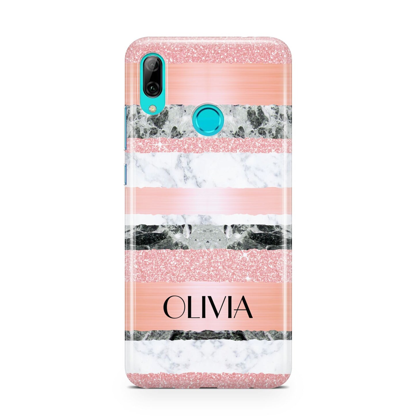 Personalised Marble Name Text Custom Huawei P Smart 2019 Case