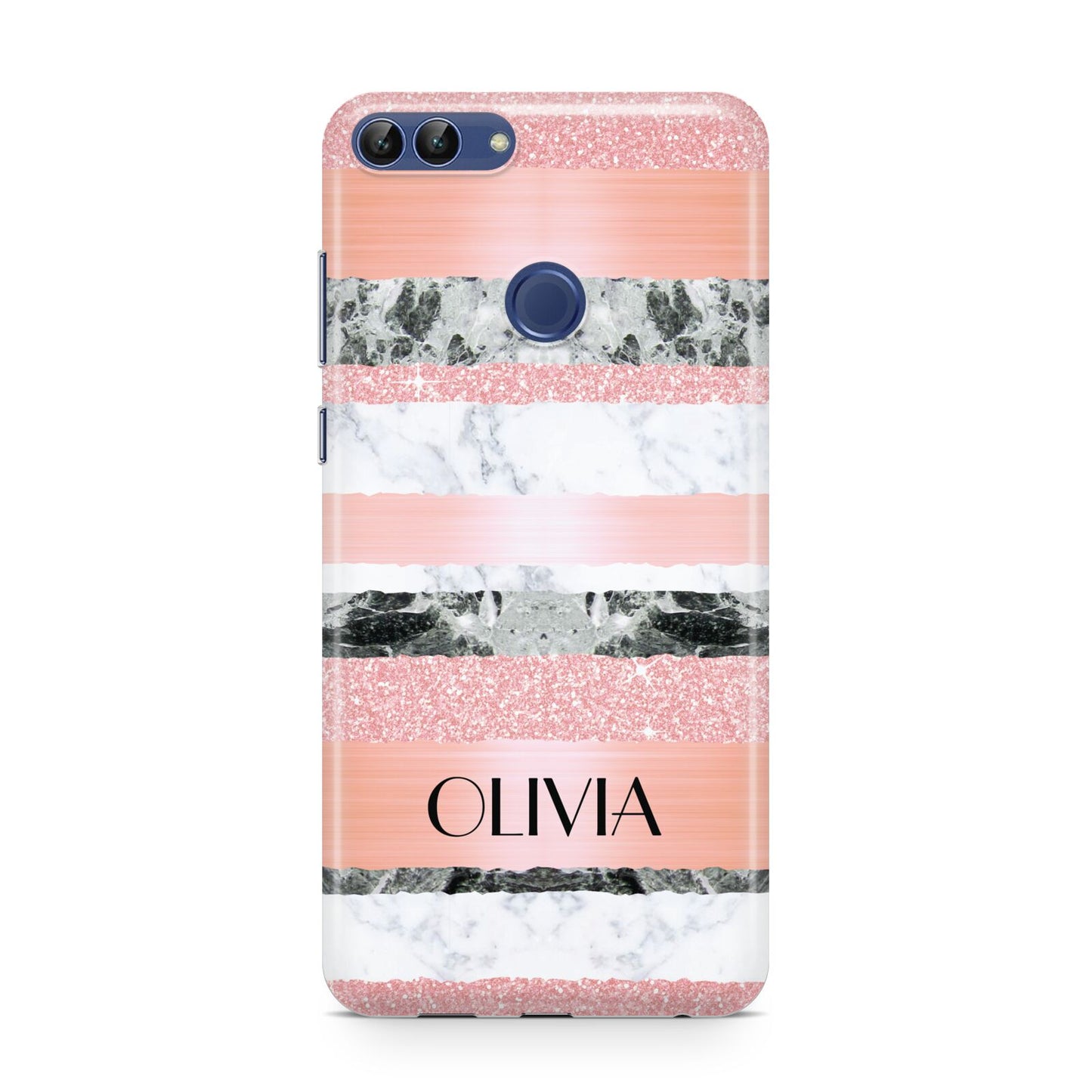 Personalised Marble Name Text Custom Huawei P Smart Case