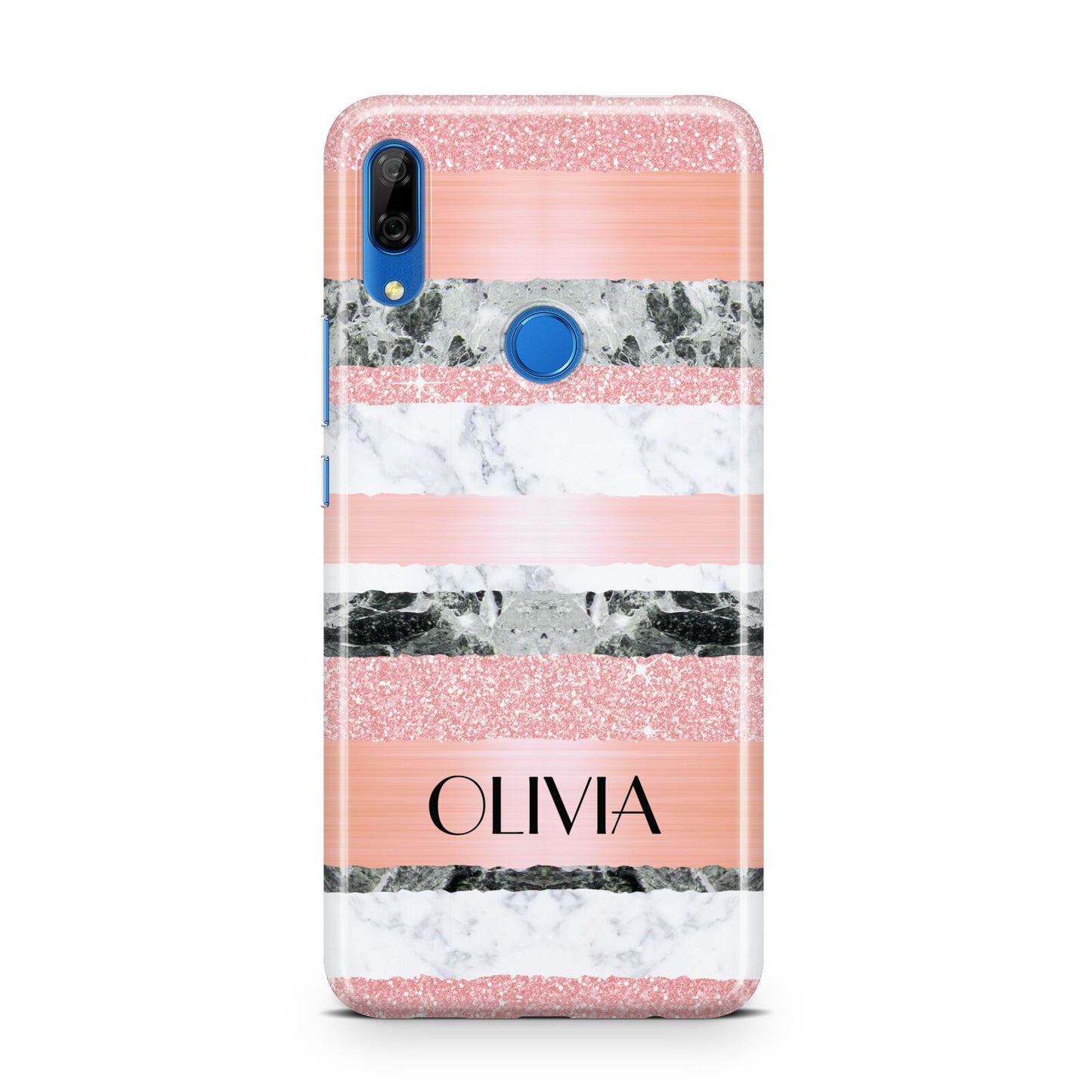 Personalised Marble Name Text Custom Huawei P Smart Z