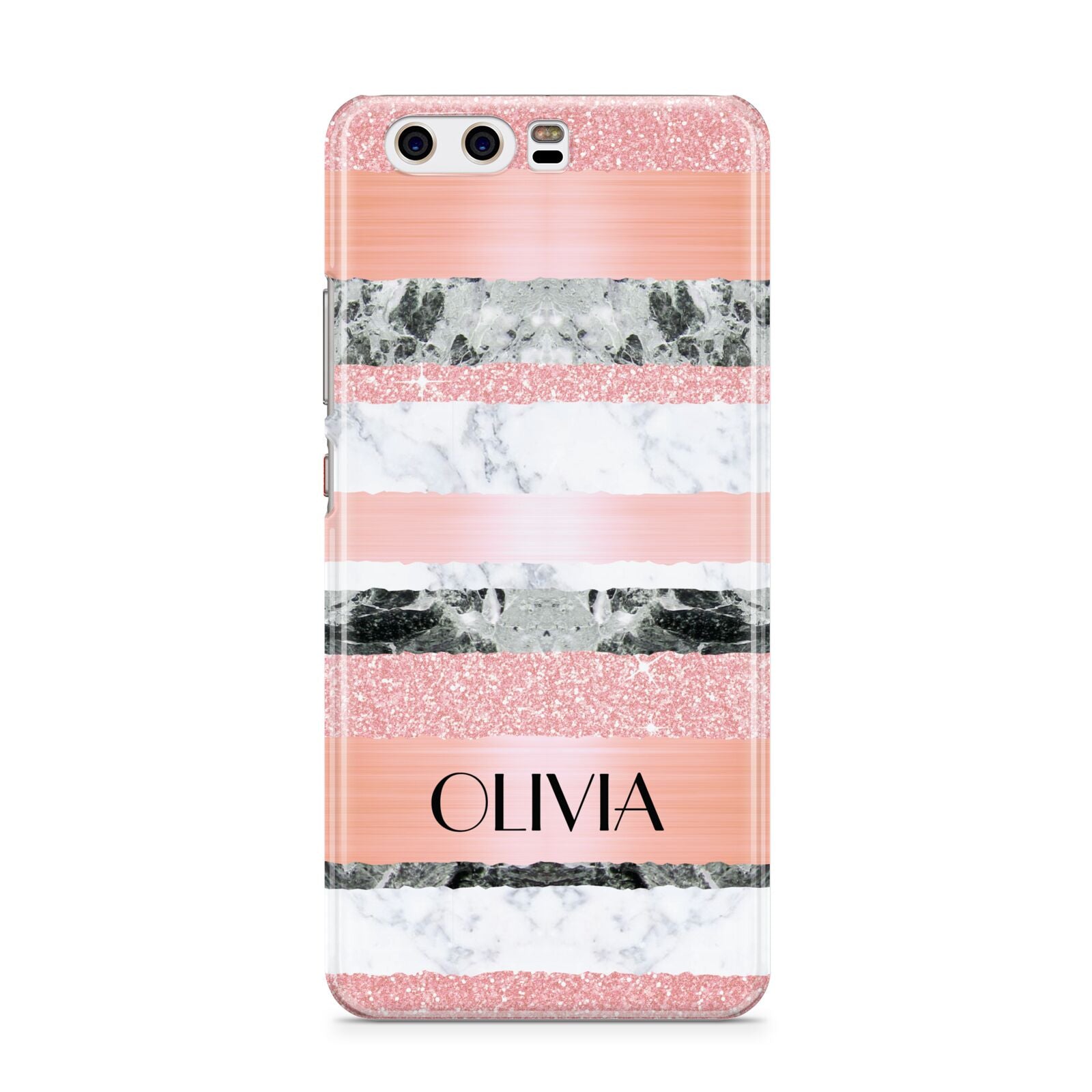 Personalised Marble Name Text Custom Huawei P10 Phone Case