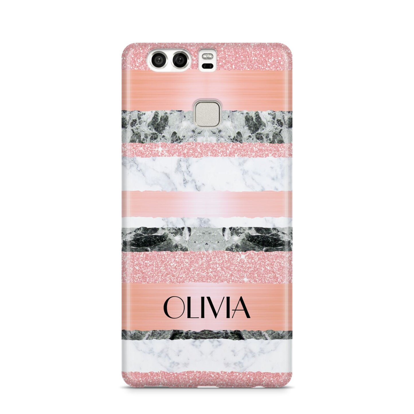 Personalised Marble Name Text Custom Huawei P9 Case