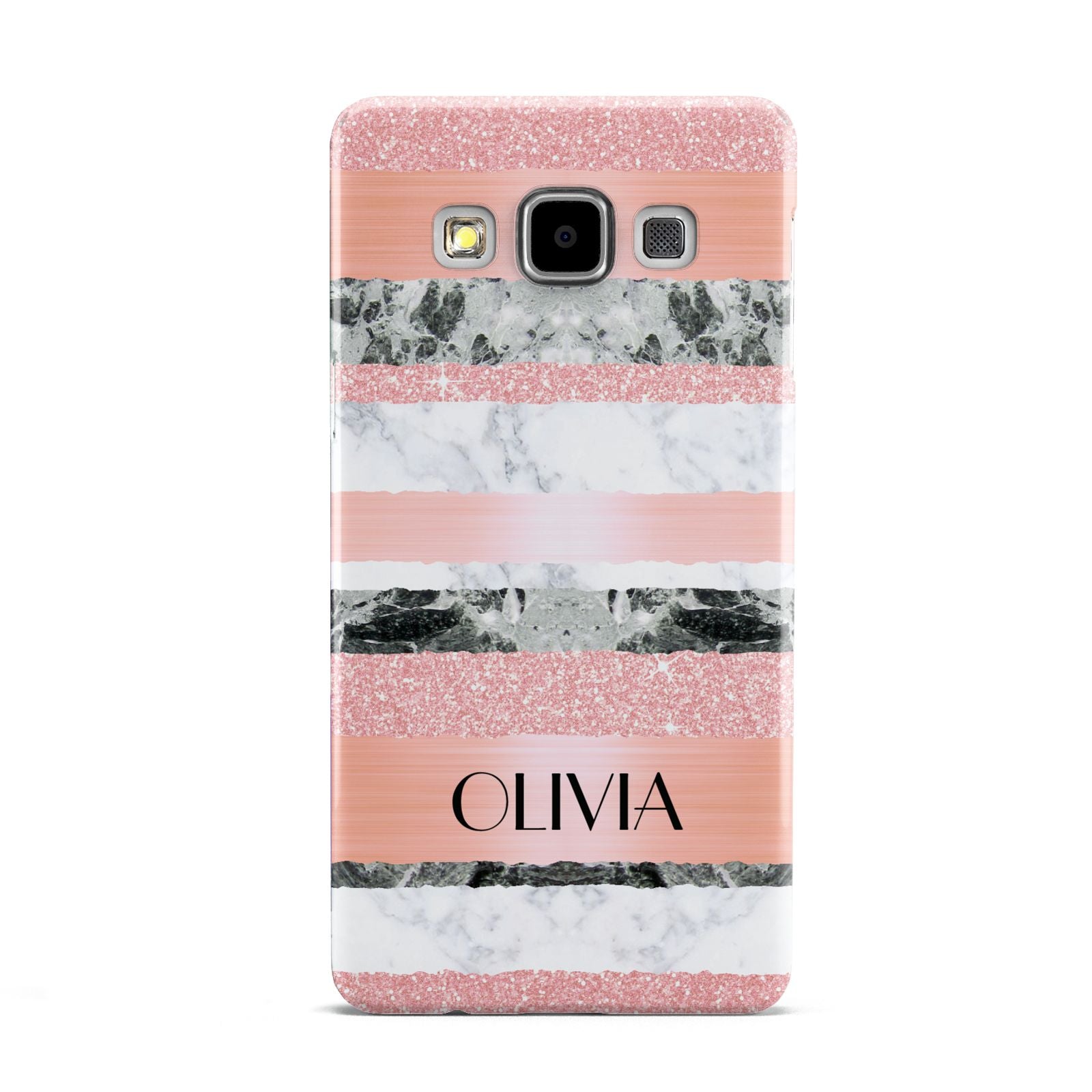 Personalised Marble Name Text Custom Samsung Galaxy A5 Case
