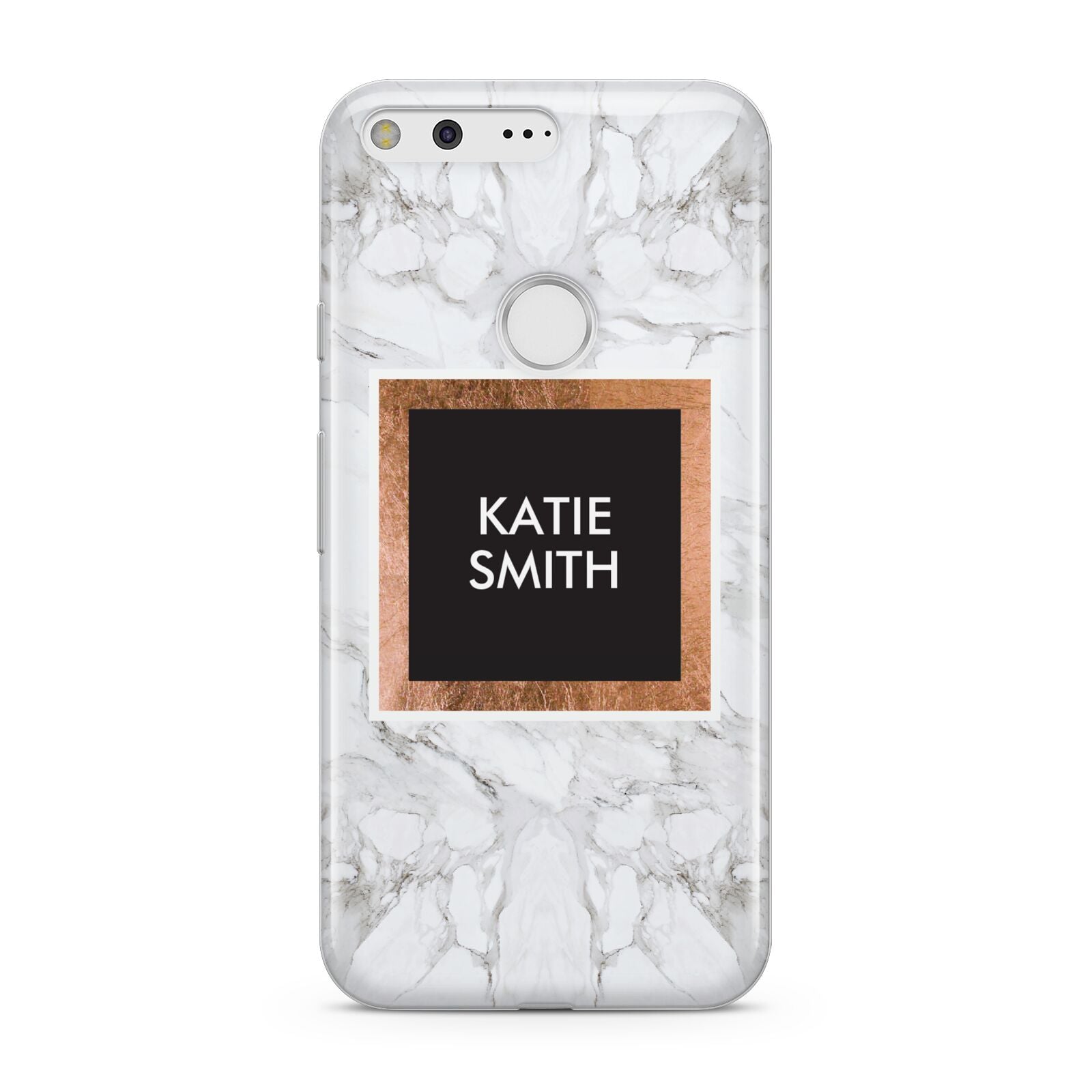 Personalised Marble Name Text Initials Google Pixel Case