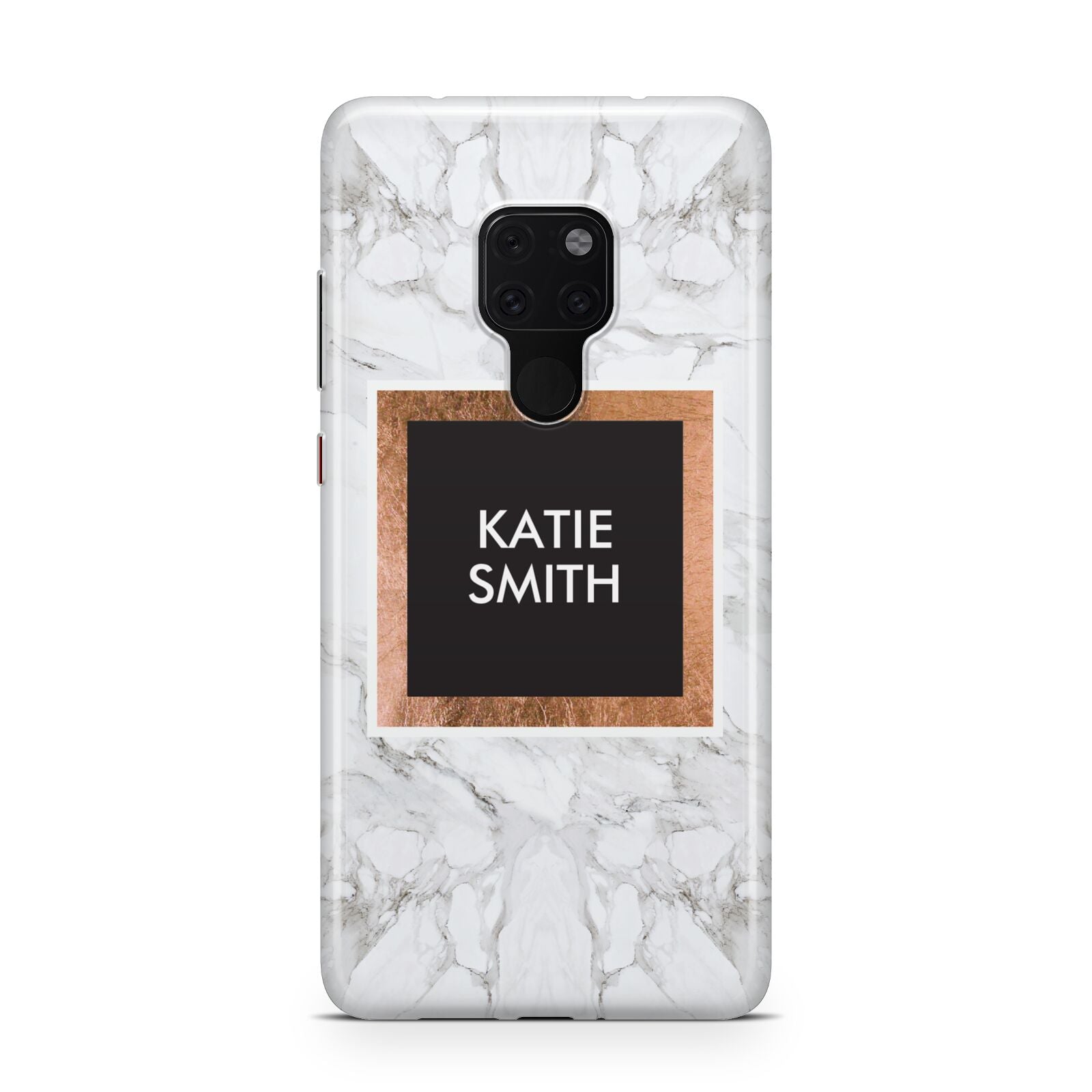 Personalised Marble Name Text Initials Huawei Mate 20 Phone Case