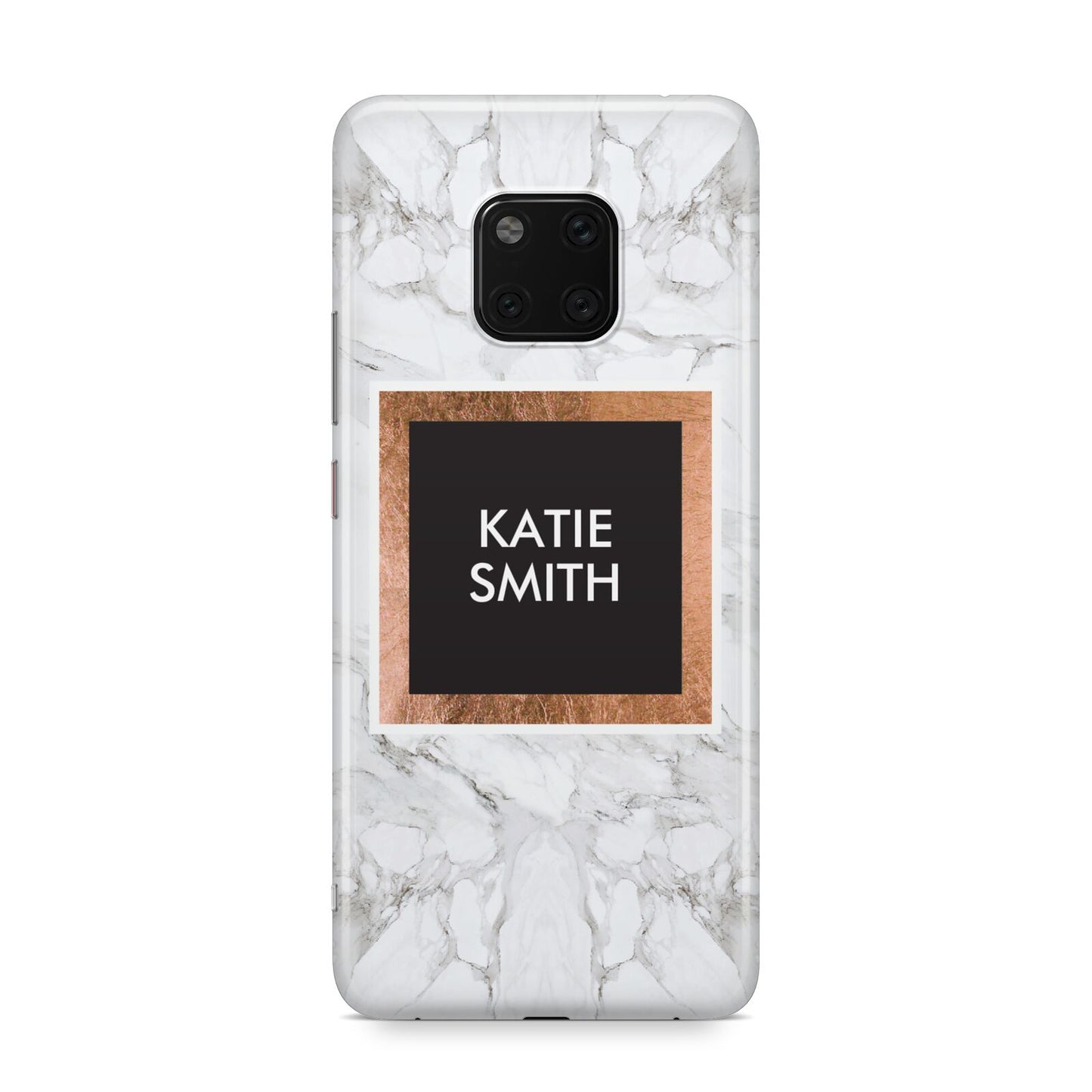Personalised Marble Name Text Initials Huawei Mate 20 Pro Phone Case