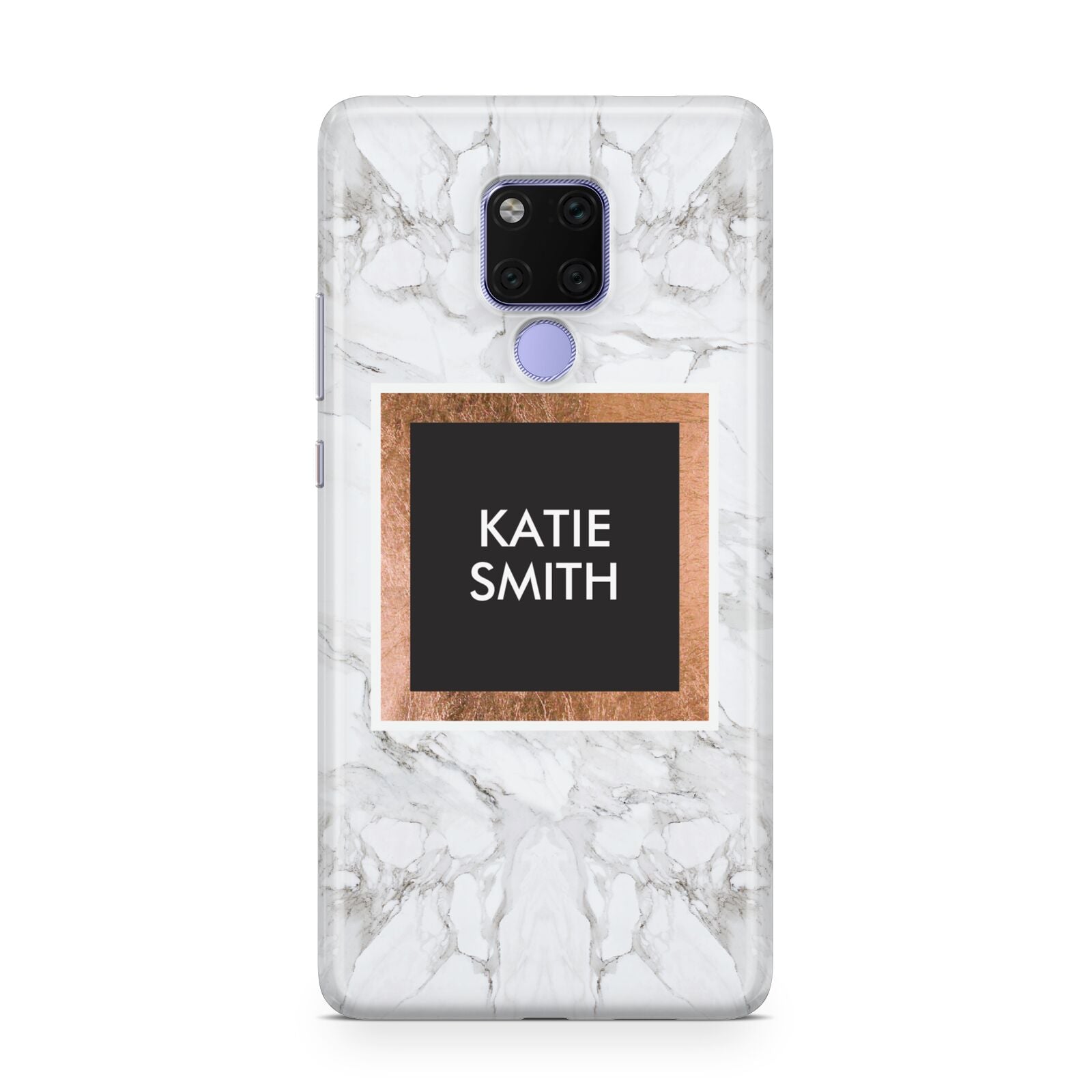 Personalised Marble Name Text Initials Huawei Mate 20X Phone Case