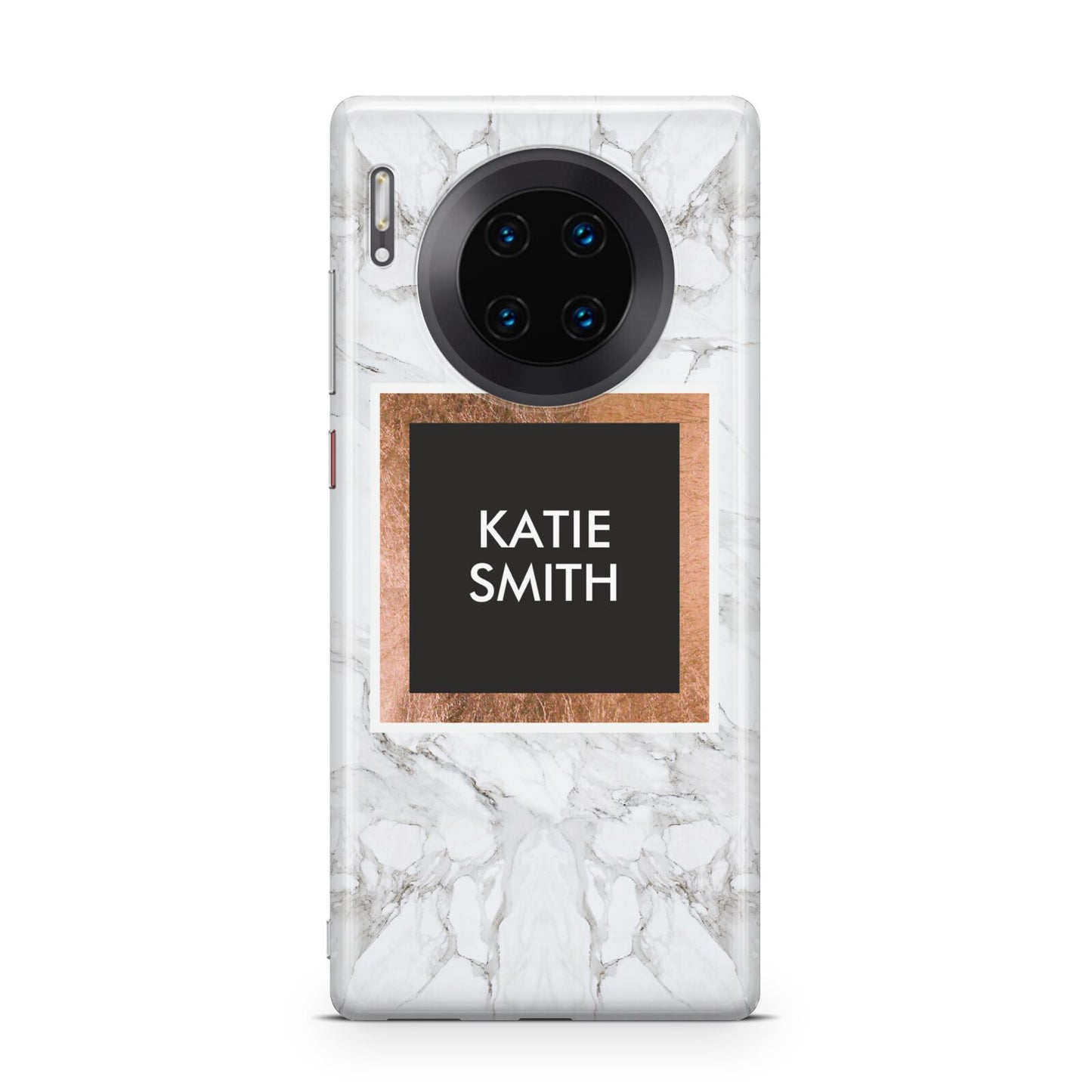 Personalised Marble Name Text Initials Huawei Mate 30 Pro Phone Case