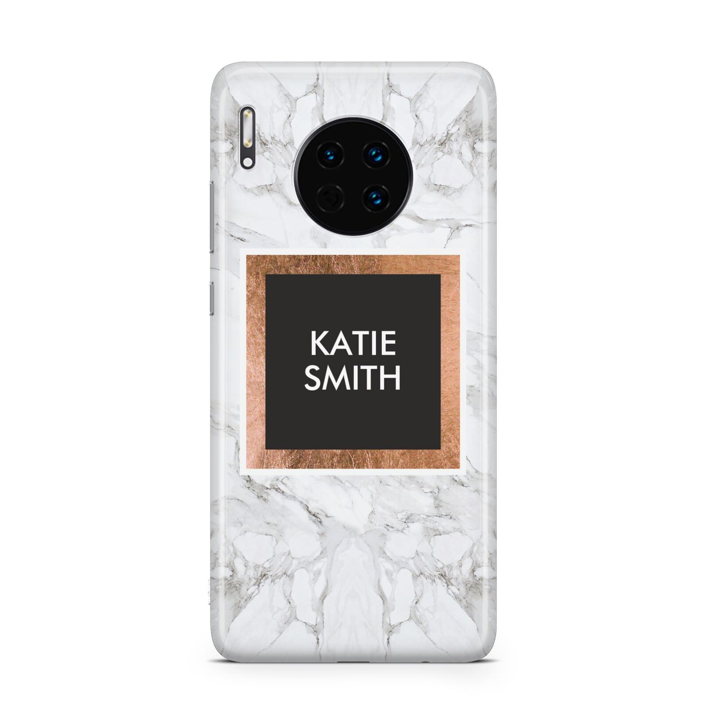 Personalised Marble Name Text Initials Huawei Mate 30