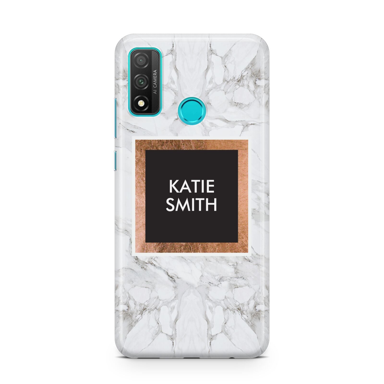 Personalised Marble Name Text Initials Huawei P Smart 2020