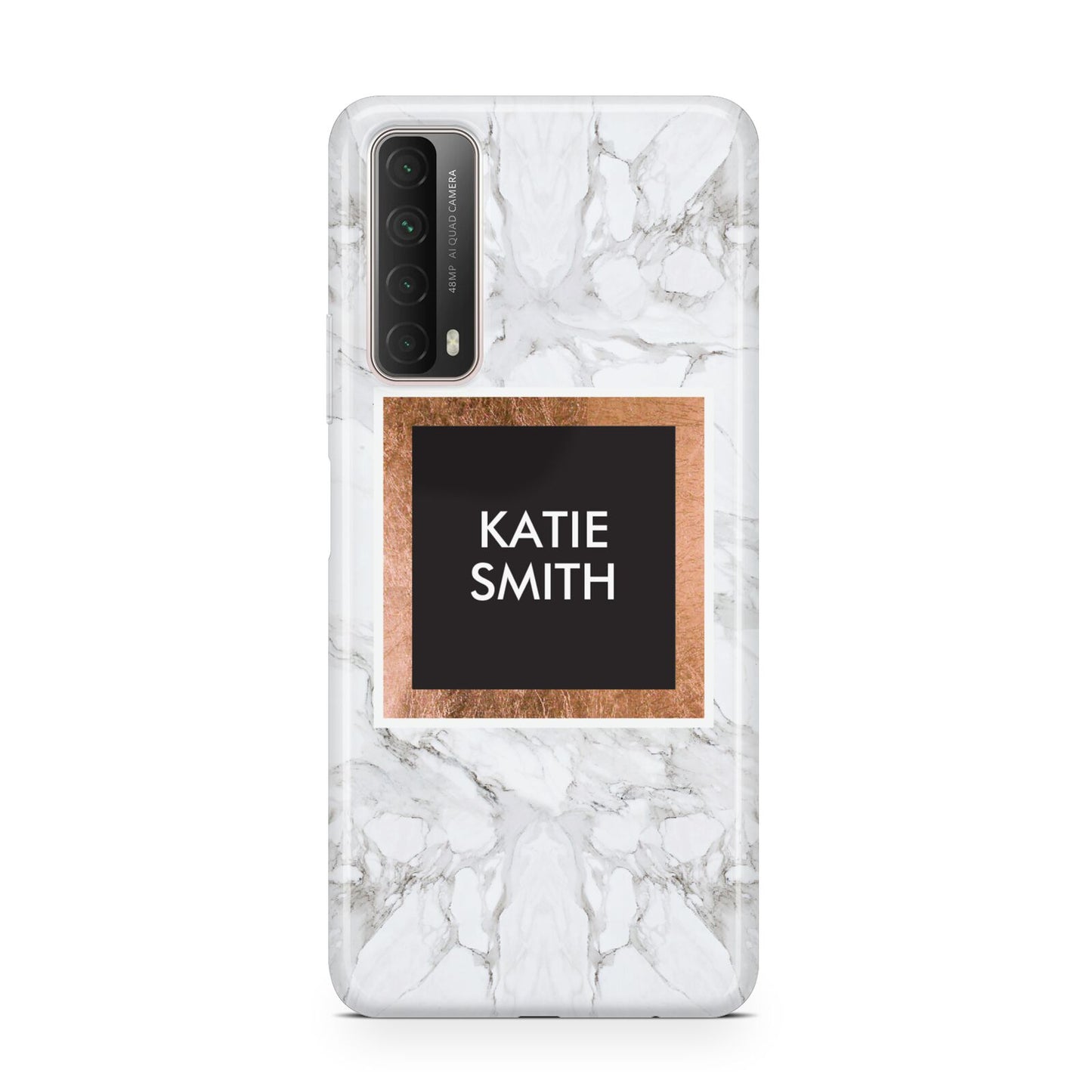 Personalised Marble Name Text Initials Huawei P Smart 2021