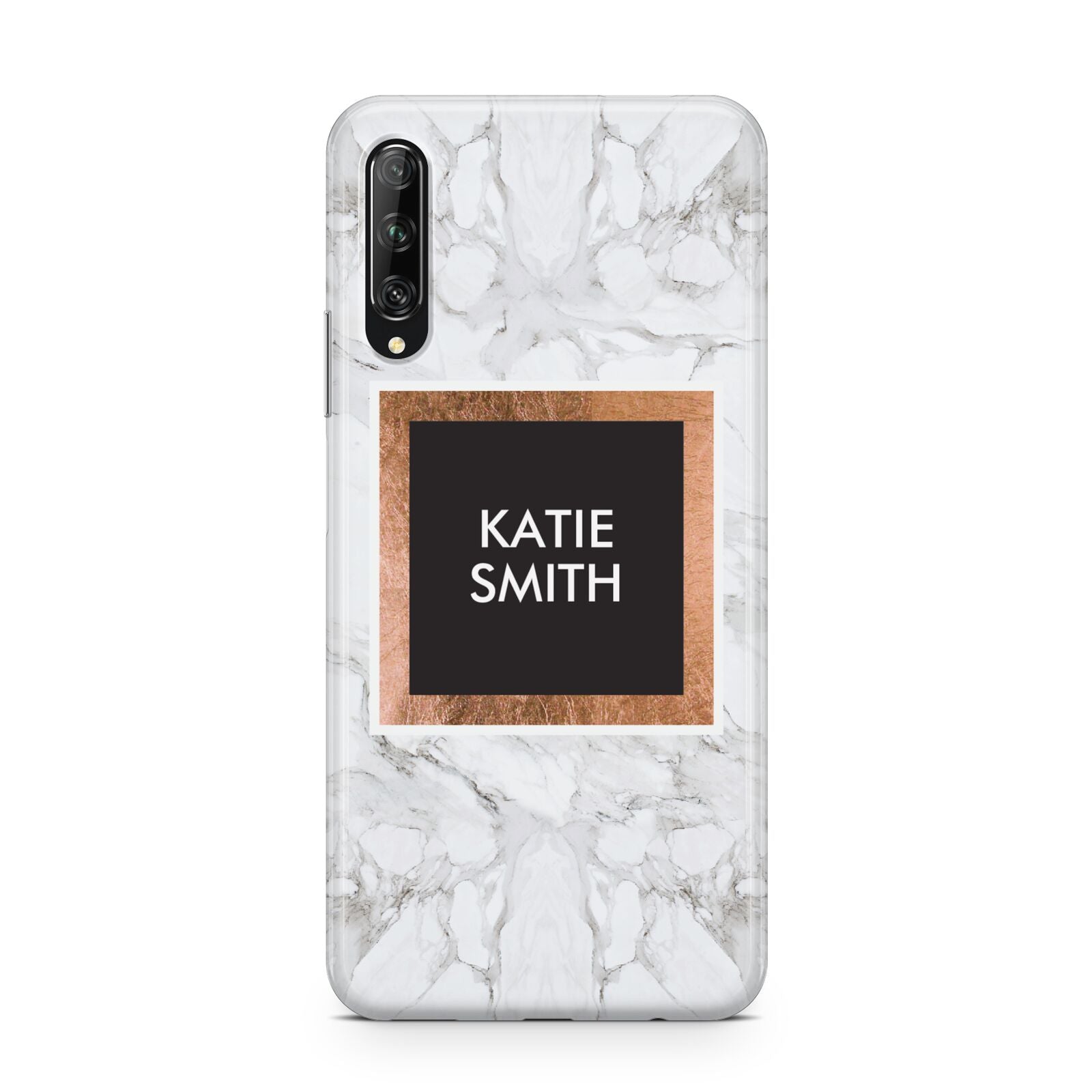 Personalised Marble Name Text Initials Huawei P Smart Pro 2019
