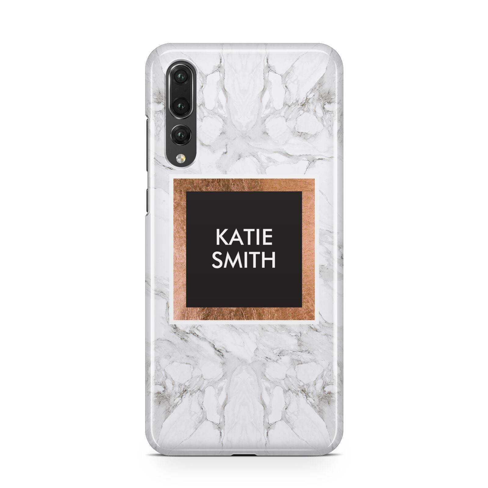Personalised Marble Name Text Initials Huawei P20 Pro Phone Case