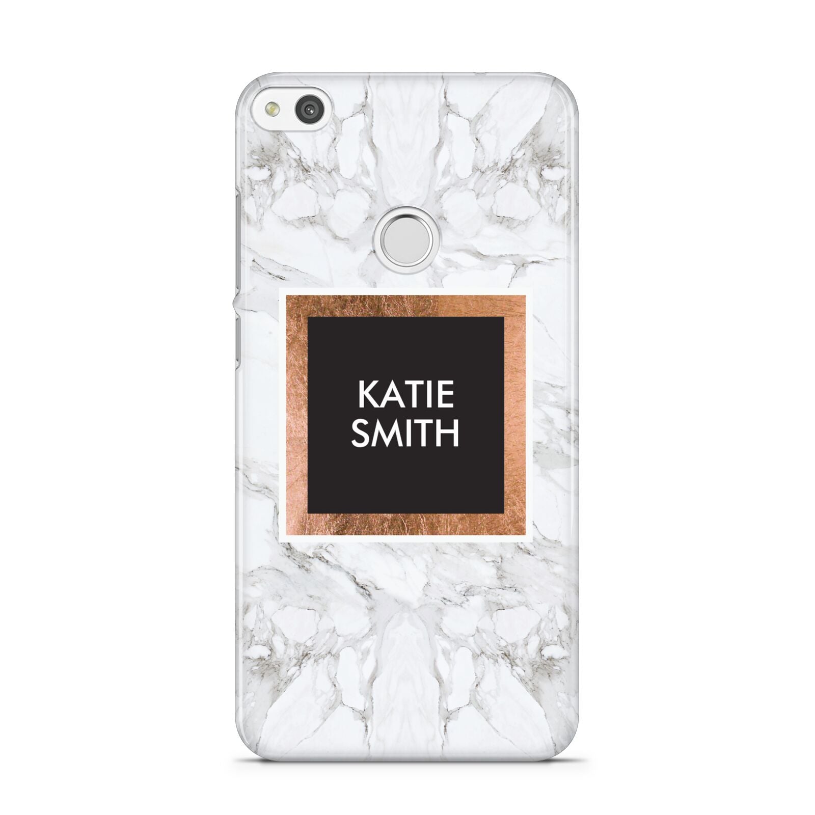 Personalised Marble Name Text Initials Huawei P8 Lite Case