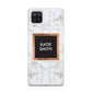 Personalised Marble Name Text Initials Samsung A12 Case