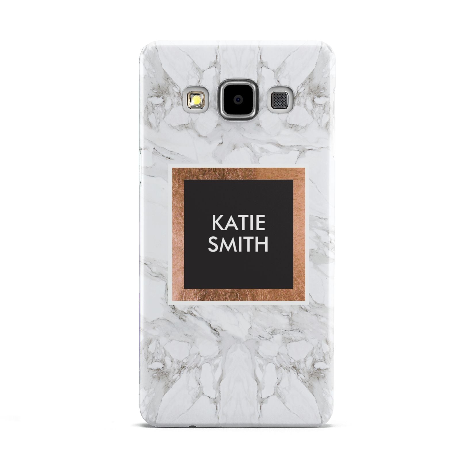 Personalised Marble Name Text Initials Samsung Galaxy A5 Case