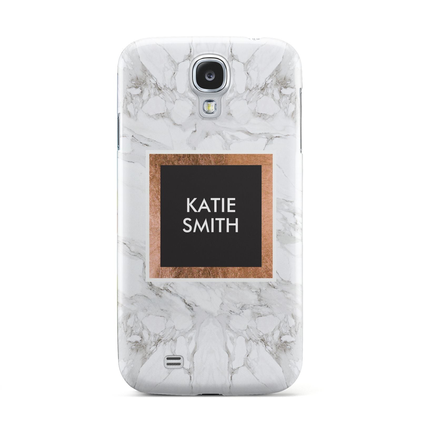 Personalised Marble Name Text Initials Samsung Galaxy S4 Case
