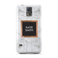 Personalised Marble Name Text Initials Samsung Galaxy S5 Case
