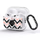 Personalised Marble Pattern Initials AirPods Pro Glitter Case Side Image